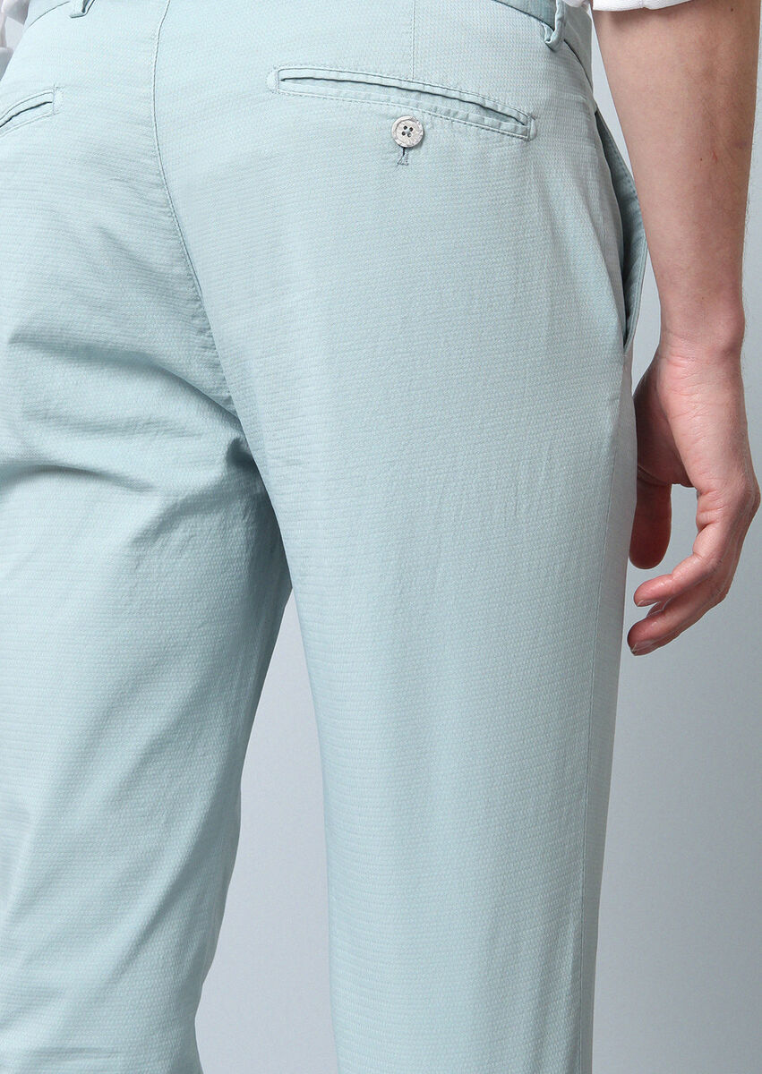 Aqua Düz Dokuma Slim Fit Casual Pamuk Karışımlı Pantolon