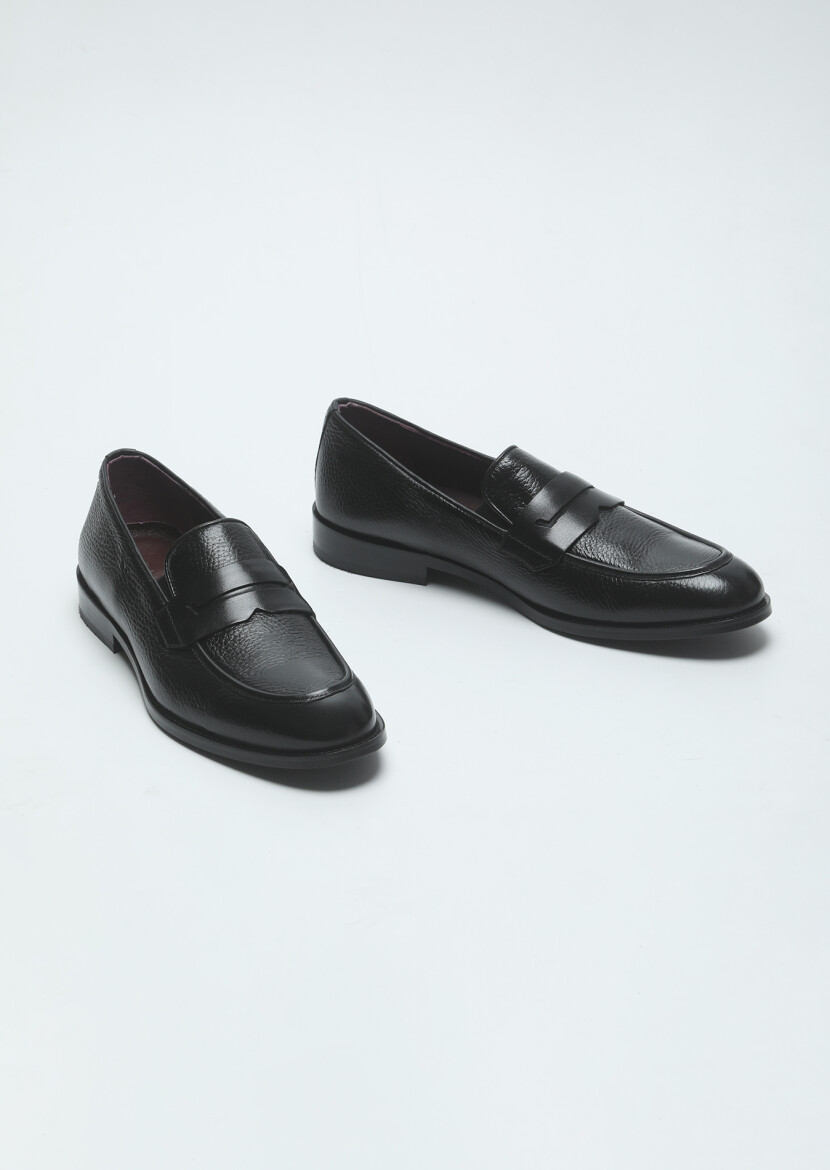 Siyah Loafer - 3