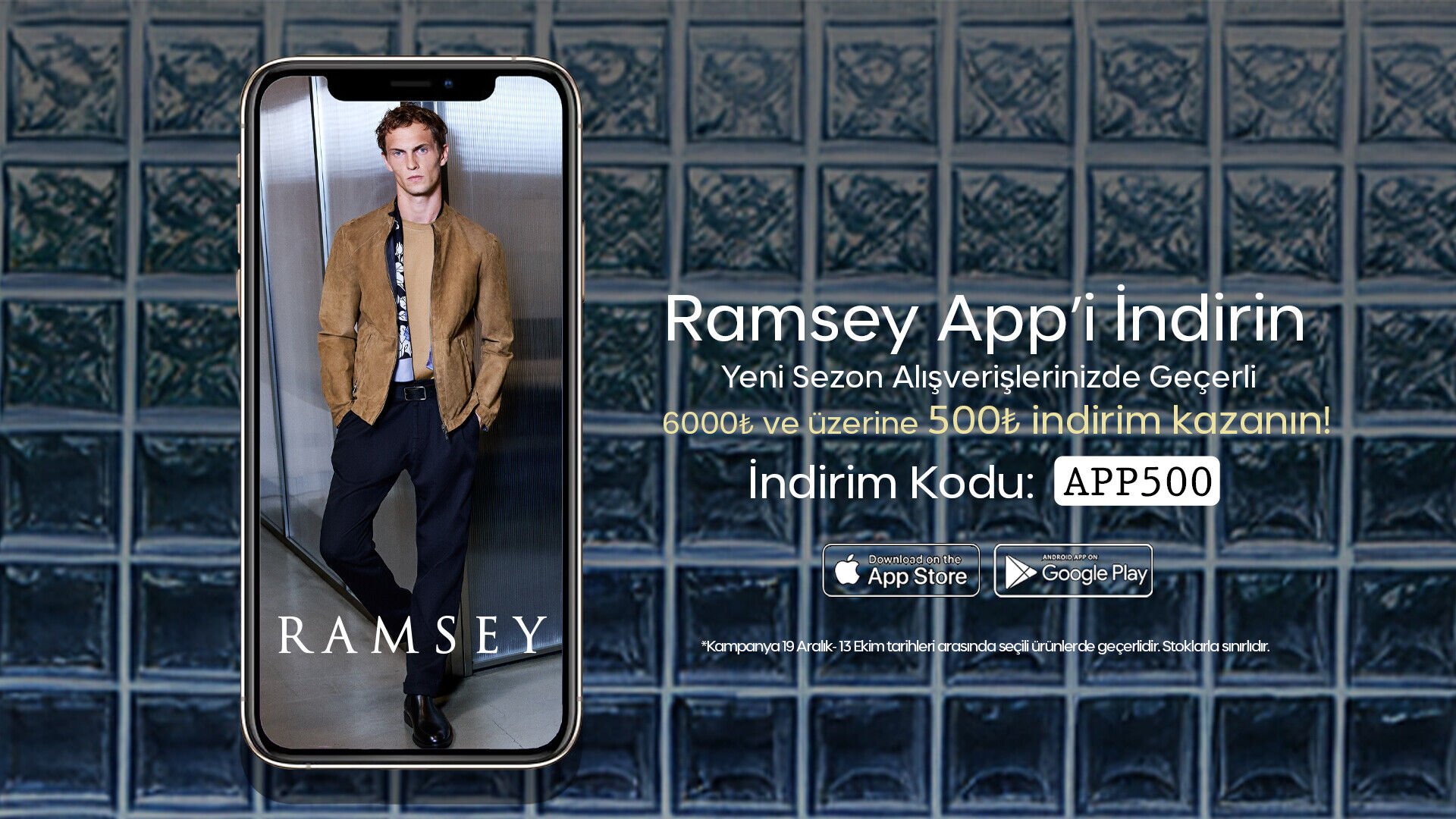 App'e Özel Yeni Sezonda 6000 TL üzeri 500 TL İndirim!