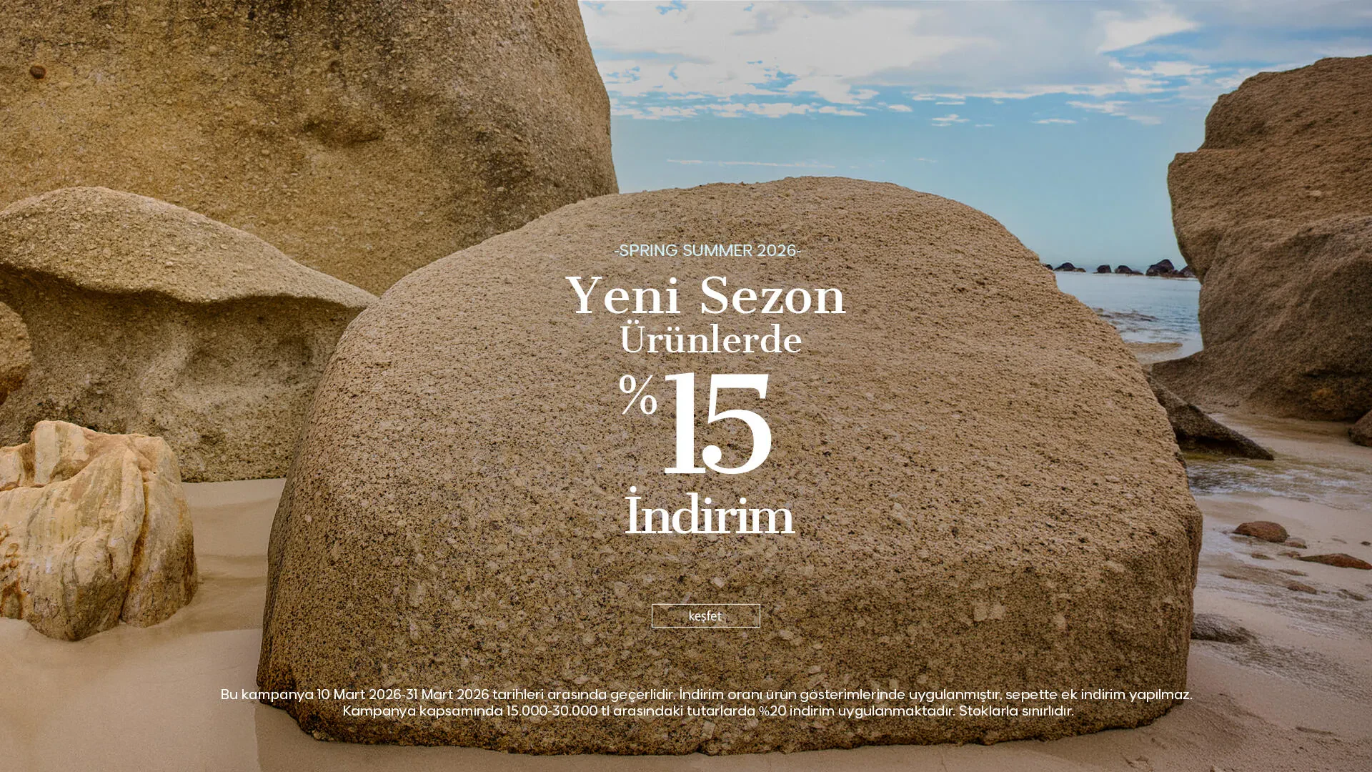 Yaz Sezonu Ürünlerinde %15 İndirim!
