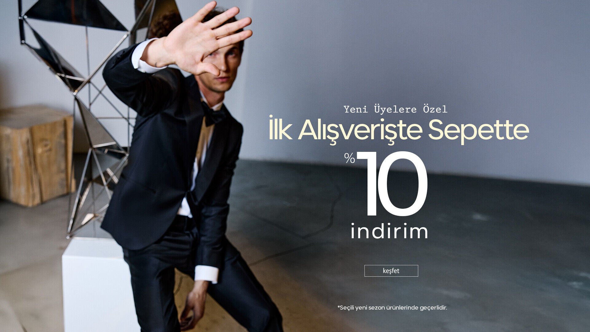 Yeni Üyelere Yeni Sezonda Sepette %10 İndirim