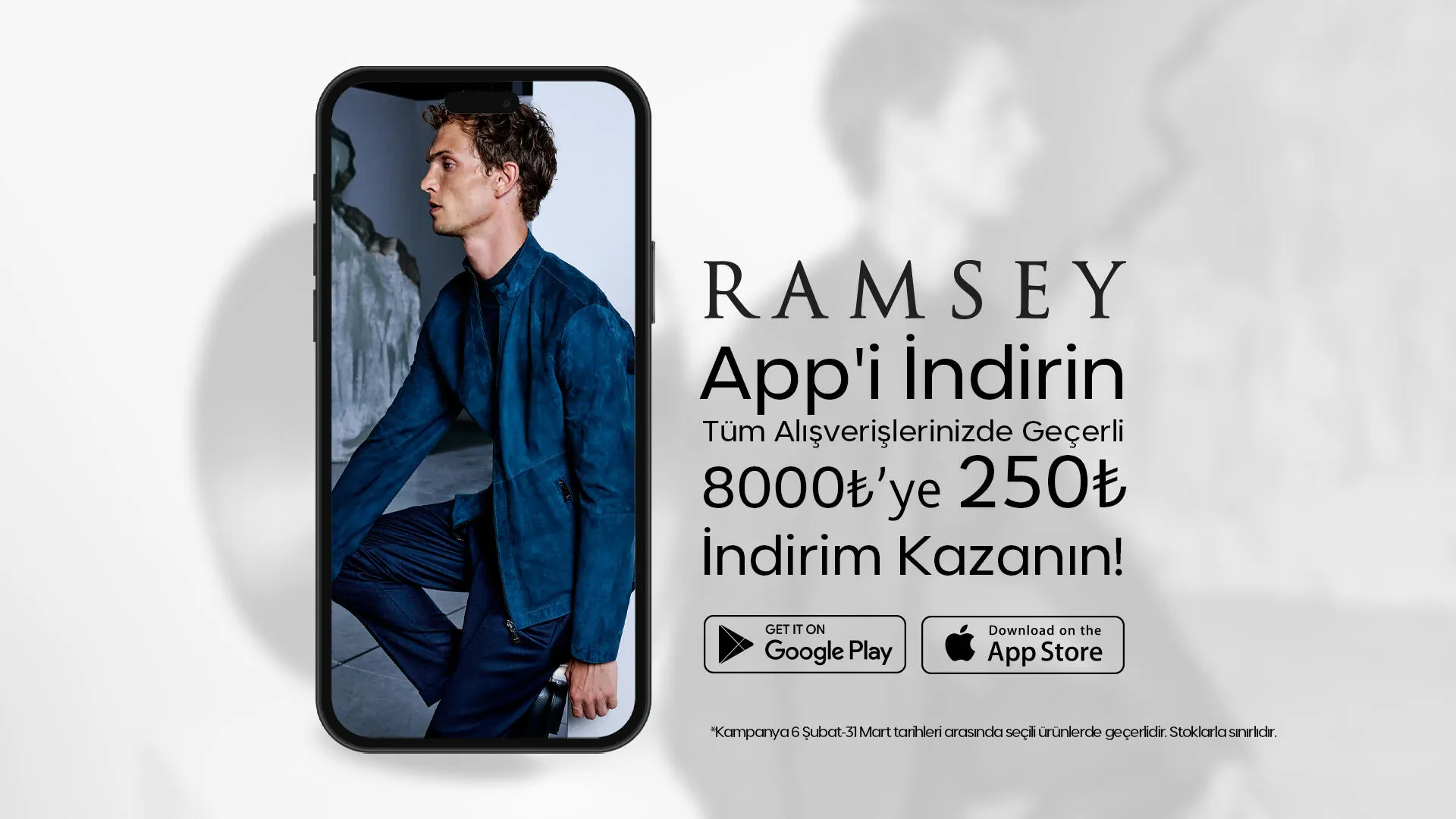 App'e Özel Tüm Alışverişlerde 8000 TL üzeri 250 TL İndirim!
