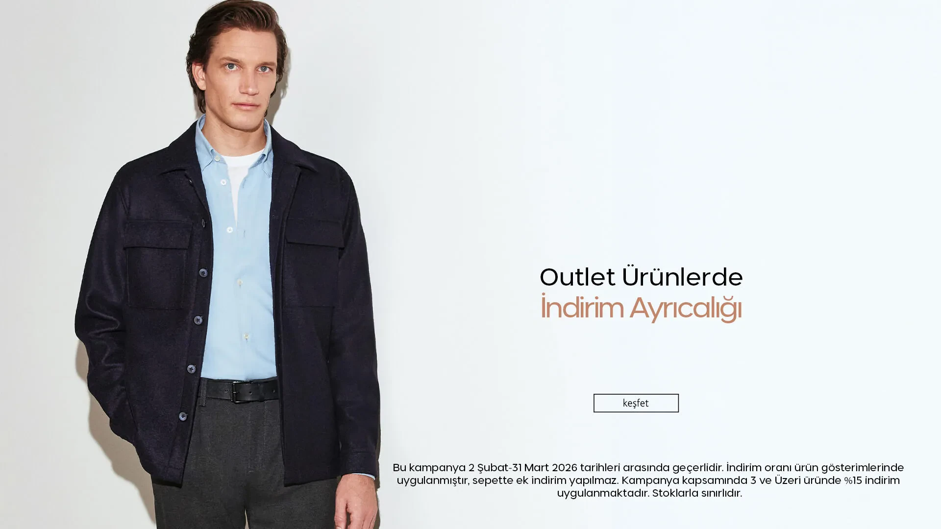 Outlet Ürünlerde İndirimlere Ek 3 ve Üzeri Ürüne %25 İndirim!