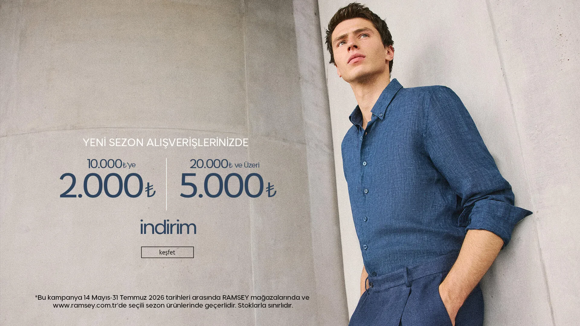 Yeni Sezon Alışverişlerinde 5.000 TL İndirim!