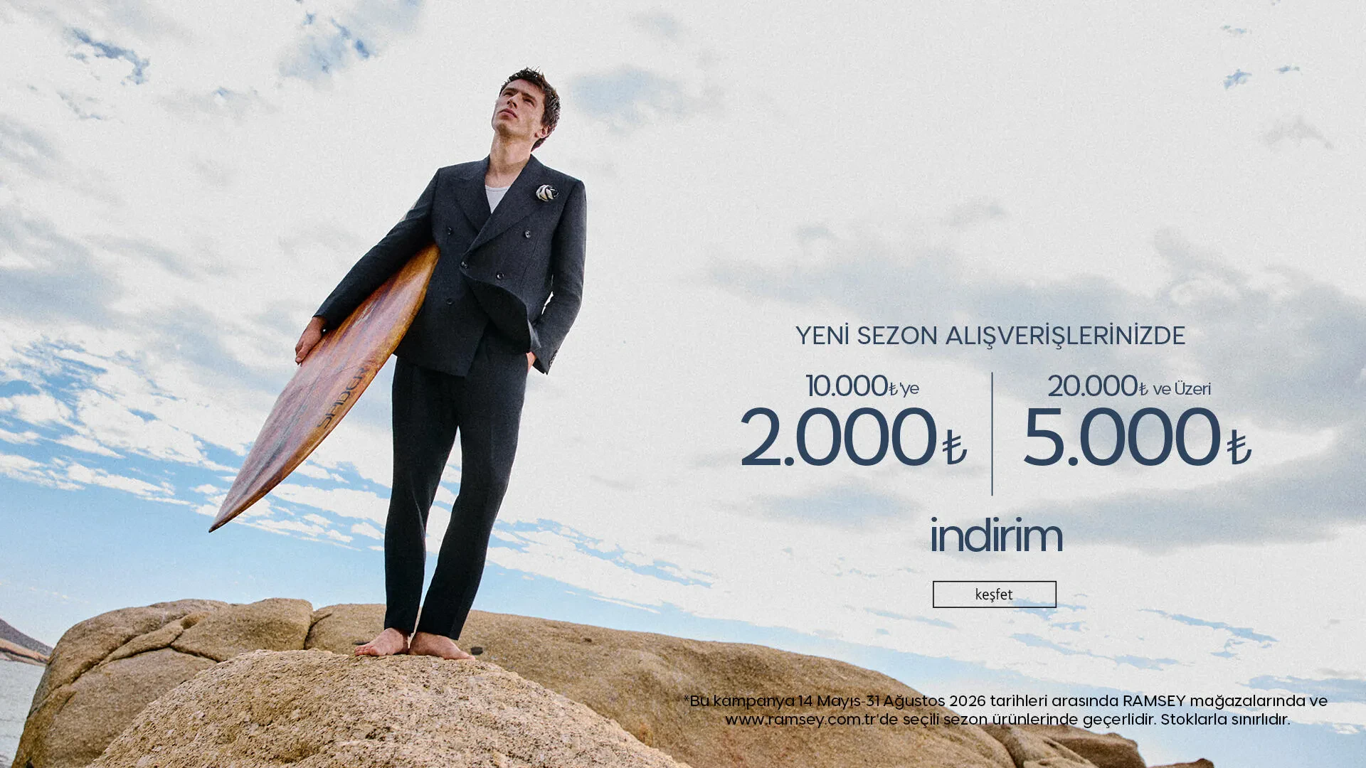 Seçili Ürünlerde 20.000 TL ve Üzerine 5.000 TL İndirim!