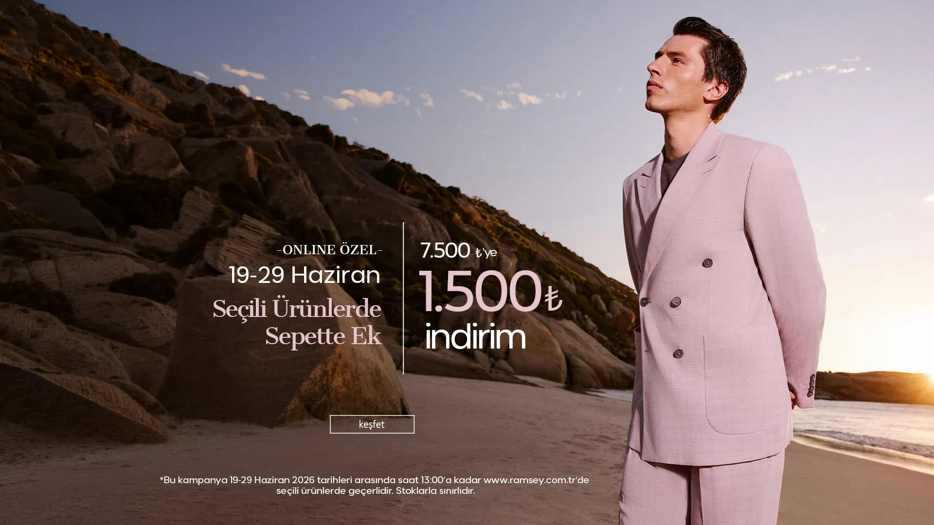 Online Özel 7.500 TL'ye 1.500 TL İndirim
