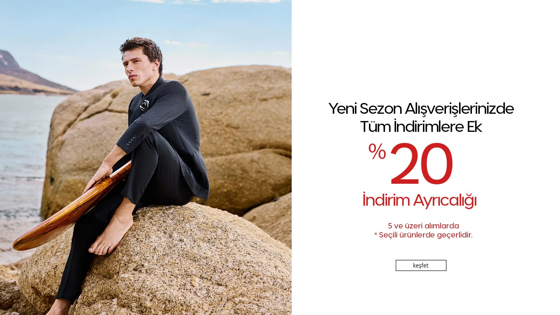 Tüm İndirimlere Ek %20 İndirim Ayrıcalığı.