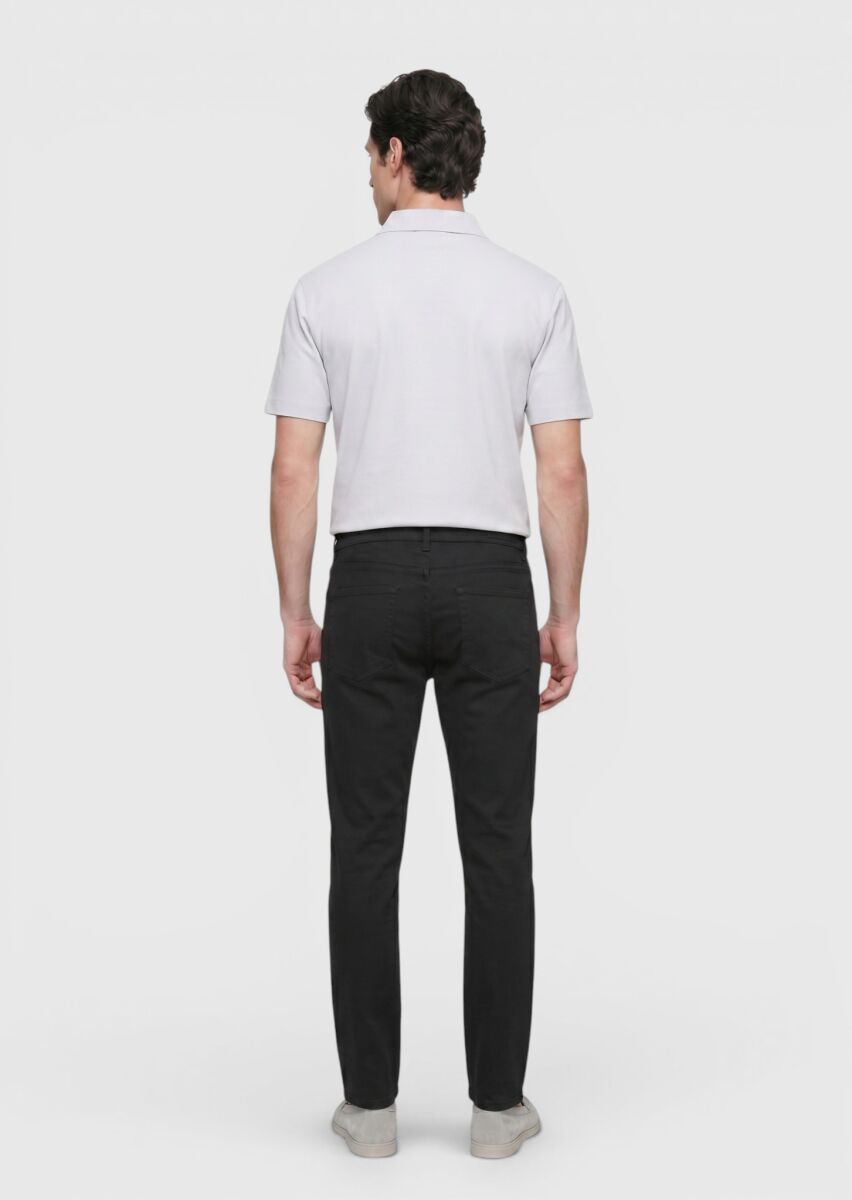 Açık Gri Düz T-Shirt - 4