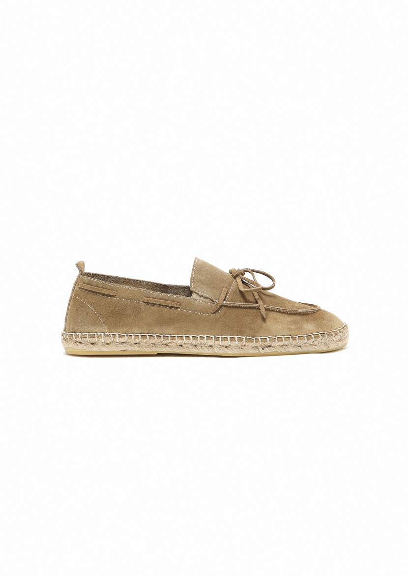 Açık Kahve Süet Casual Loafer 