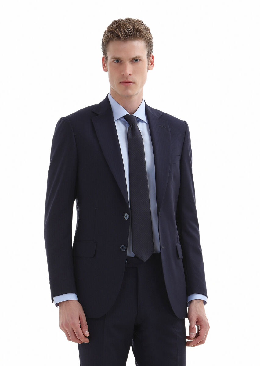 Açık Mavi Düz Regular Fit Uzun Dokuma Klasik %100 Pamuk Gömlek - 4