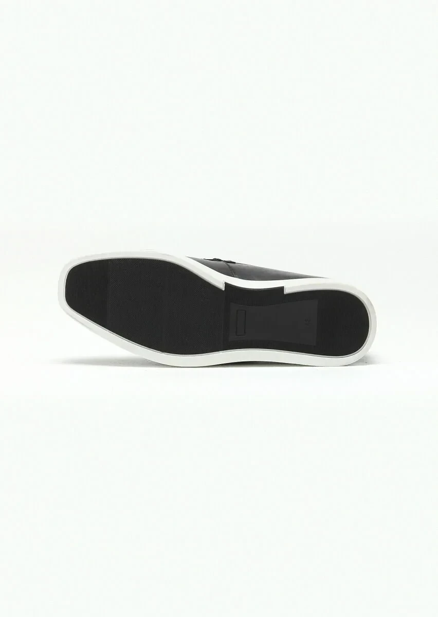 Antrasit Deri Casual Loafer - 5