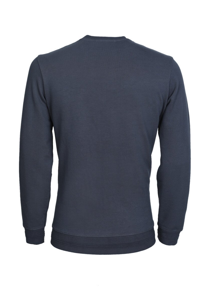 Antrasit Desenli Sweatshırt - 7