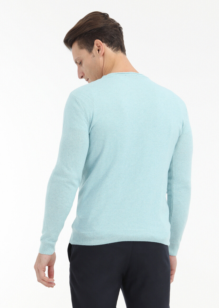 Aqua Knitwear Sweatshirt - 4