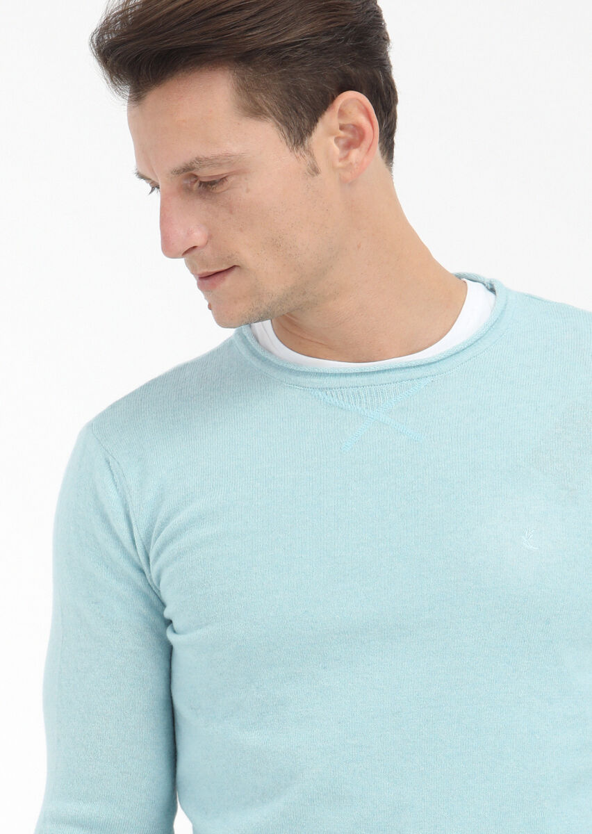 Aqua Knitwear Sweatshirt - 3