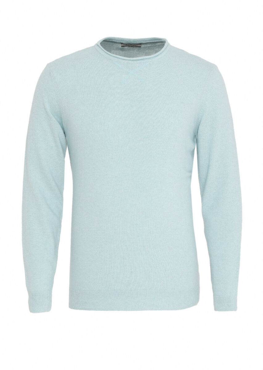 Aqua Knitwear Sweatshirt - 5