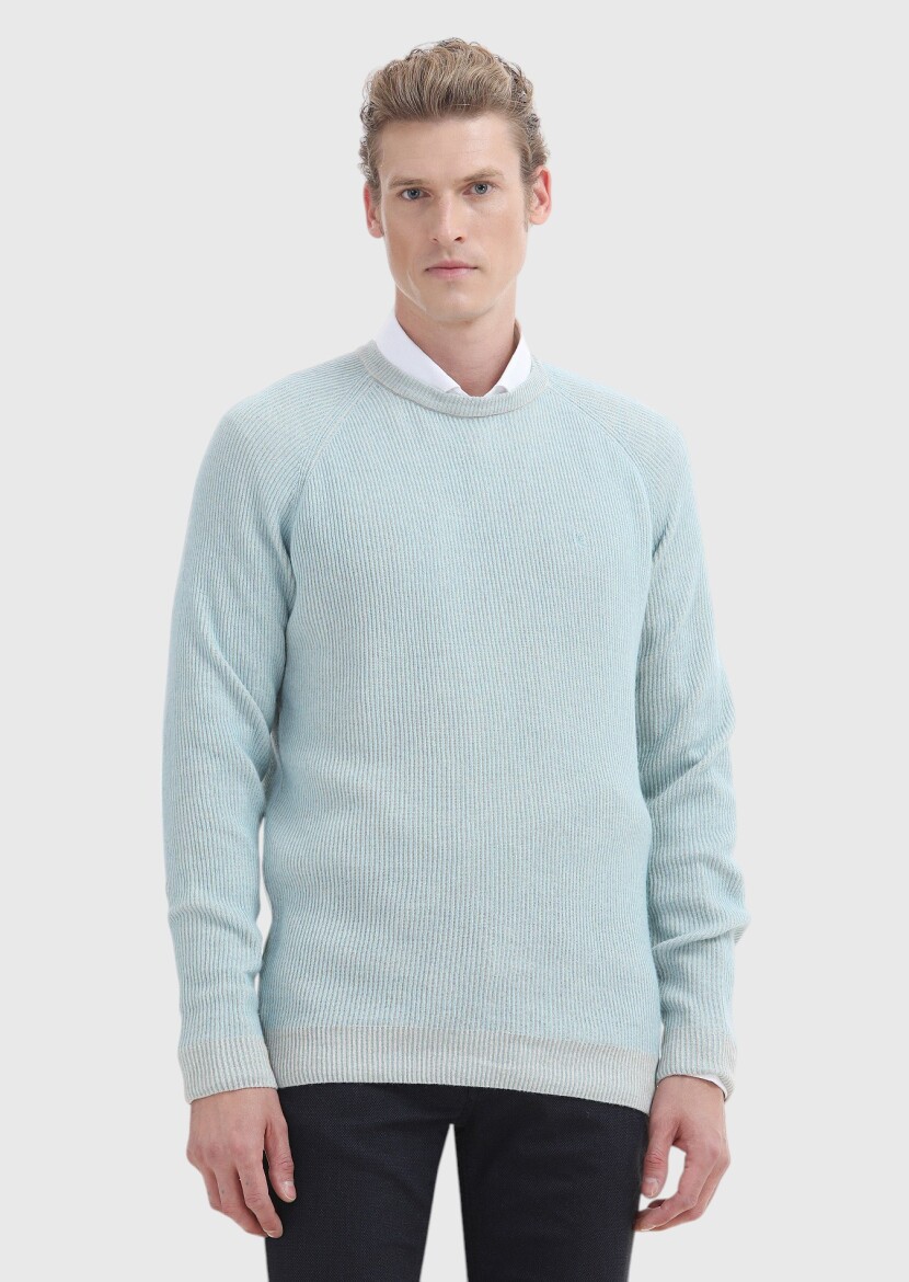 Aqua Knitwear Sweatshirt - 2