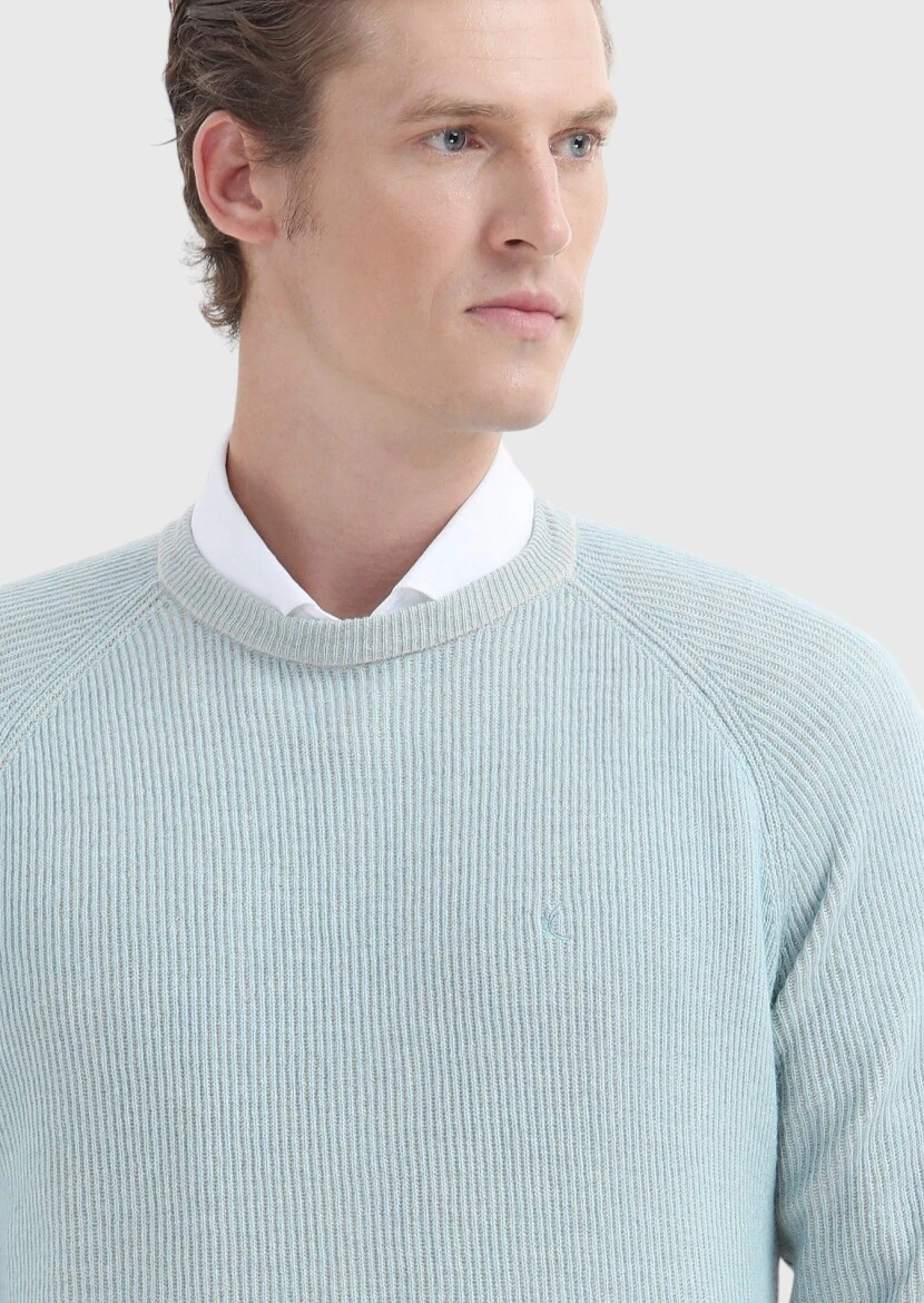 Aqua Knitwear Sweatshirt - 4