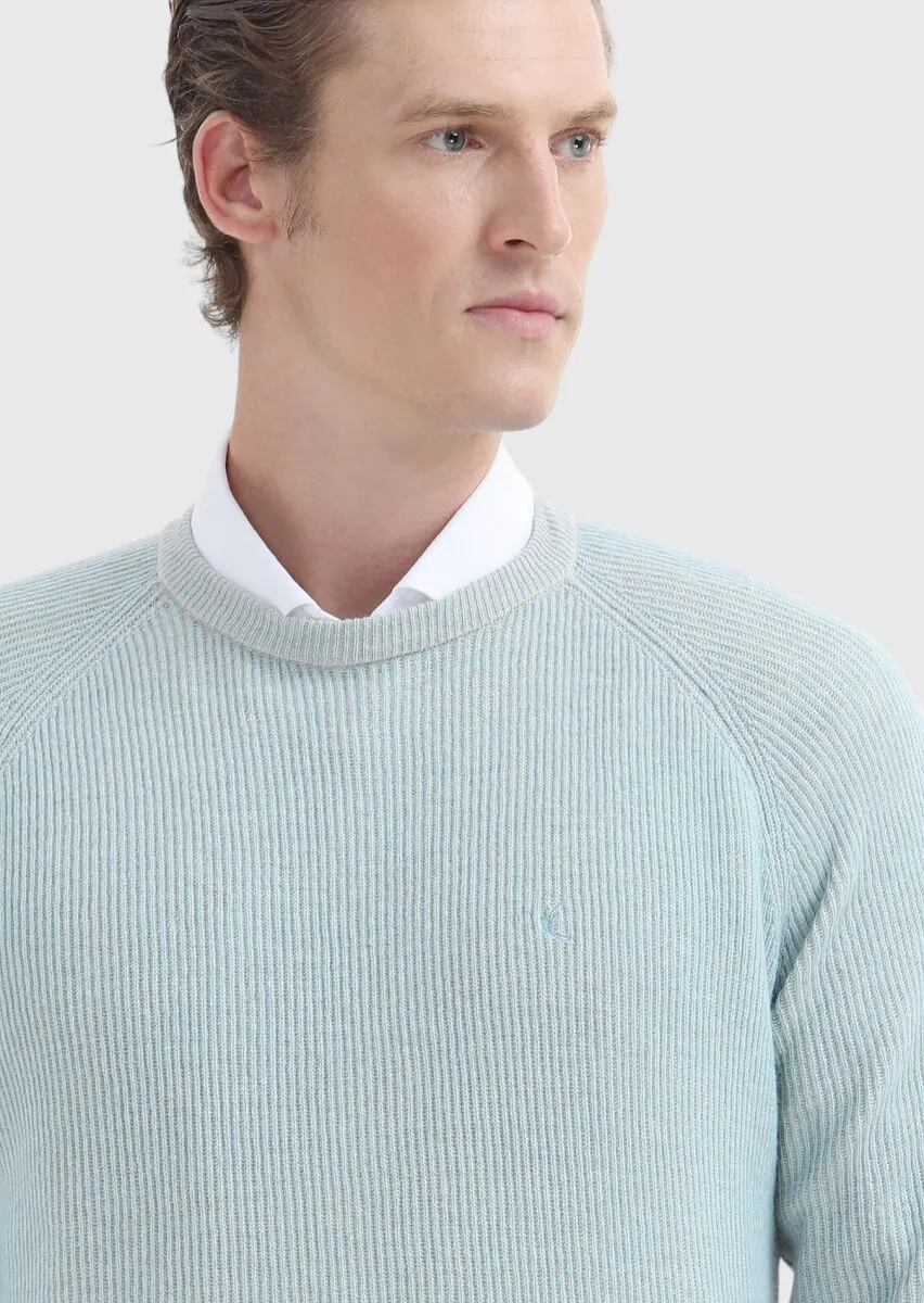 Aqua Knitwear Sweatshirt - 4