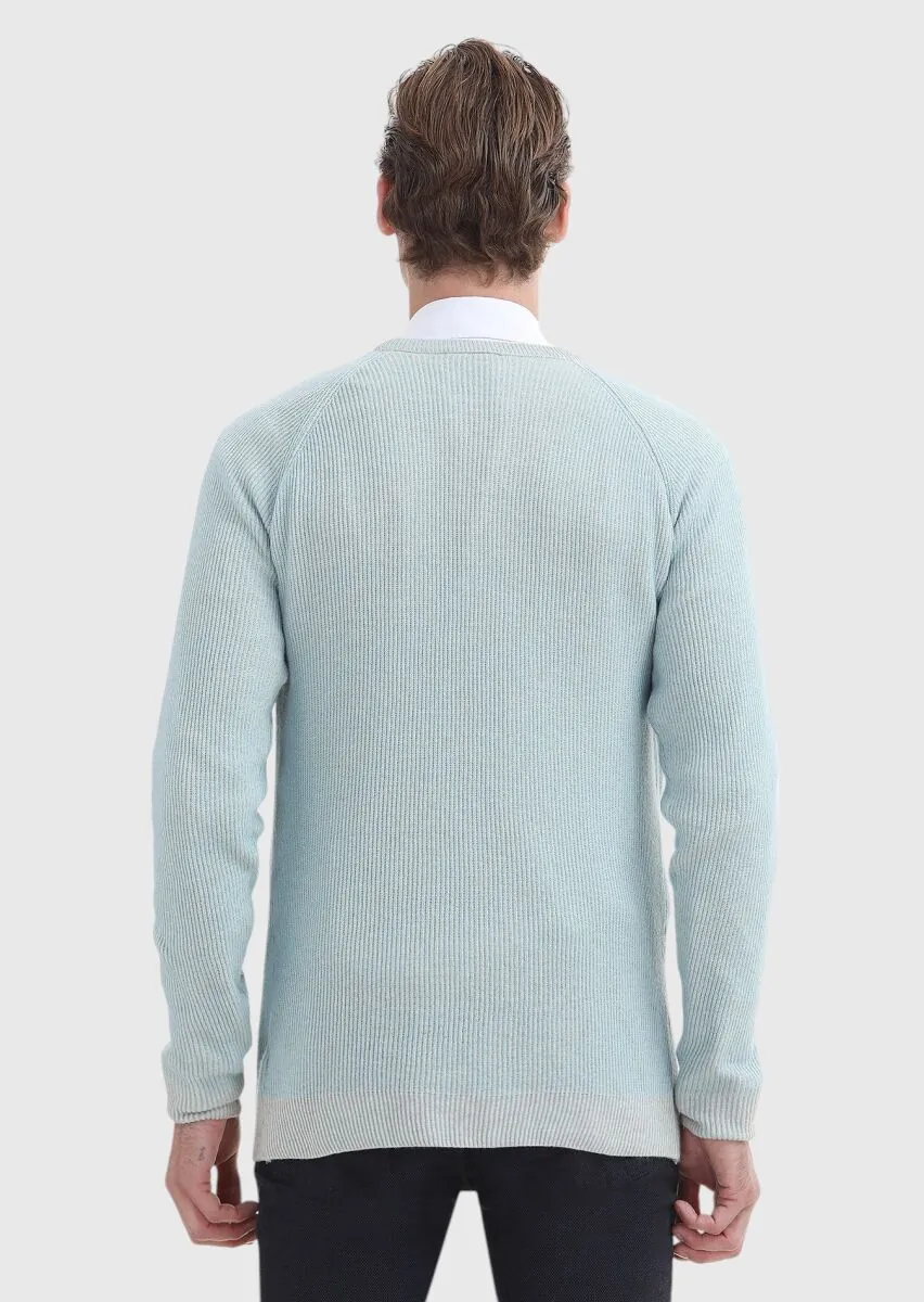 Aqua Knitwear Sweatshirt - 5