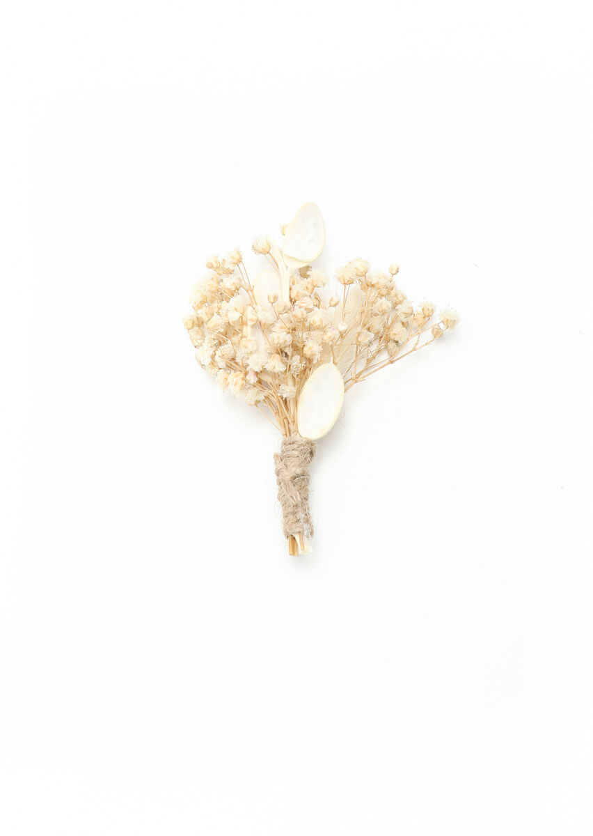 Beige Collar Flower - 1