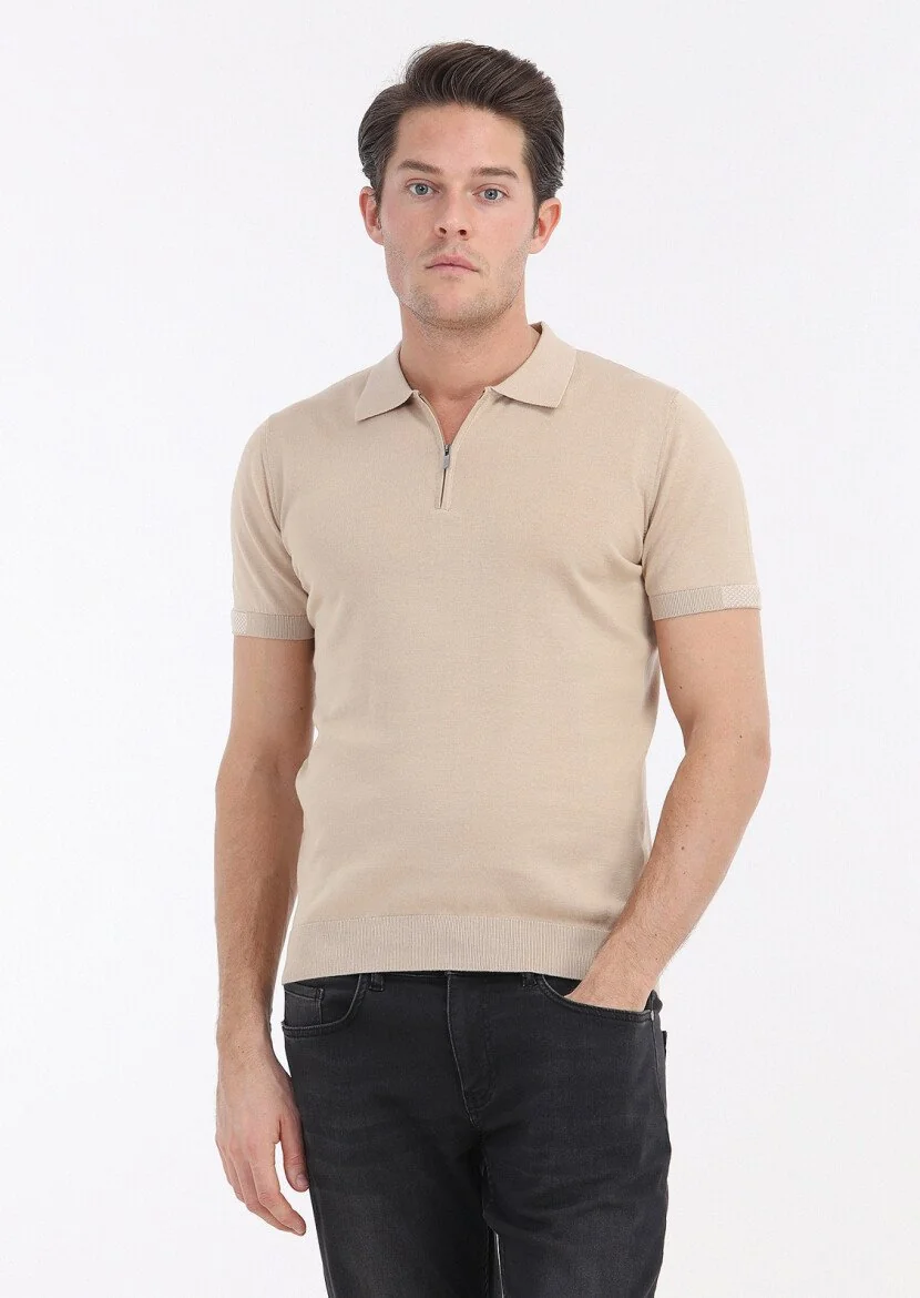 Beige Knitwear 
