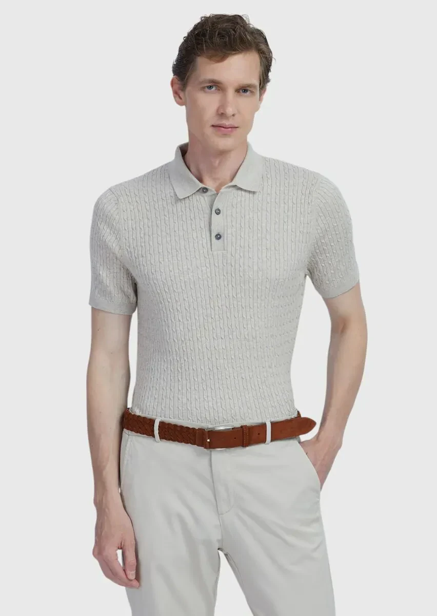 Beige Knitwear - 1