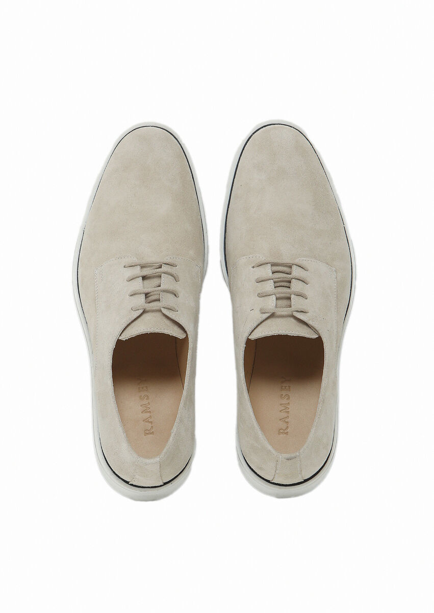 Beige Leather Shoes - 6