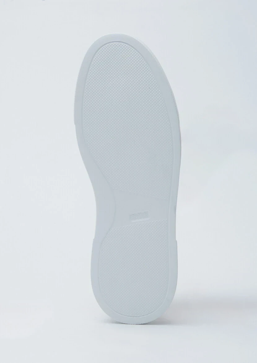 Beige Leather Sport Sneaker - 4