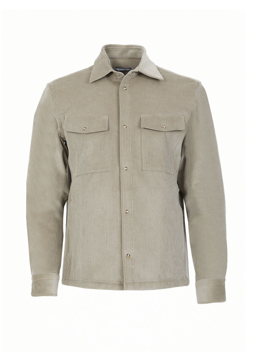 Beige Overshirt - 6