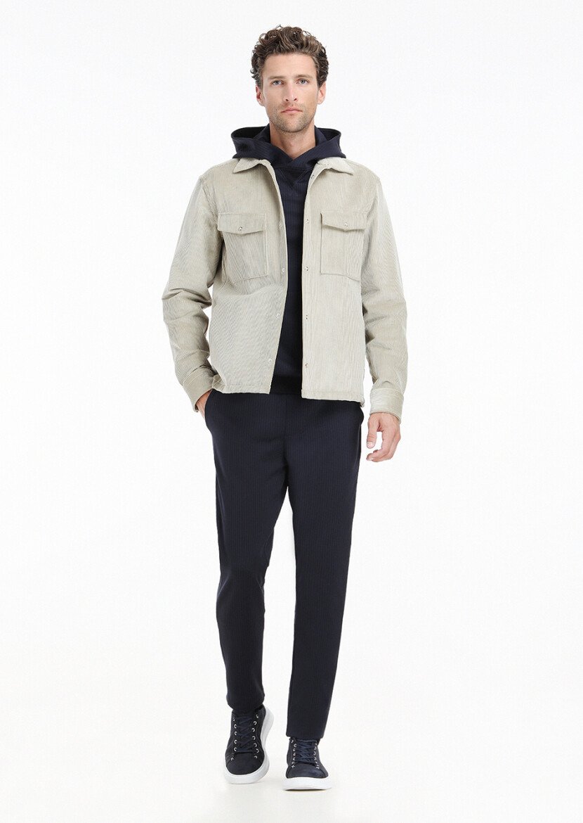 Beige Overshirt - 1