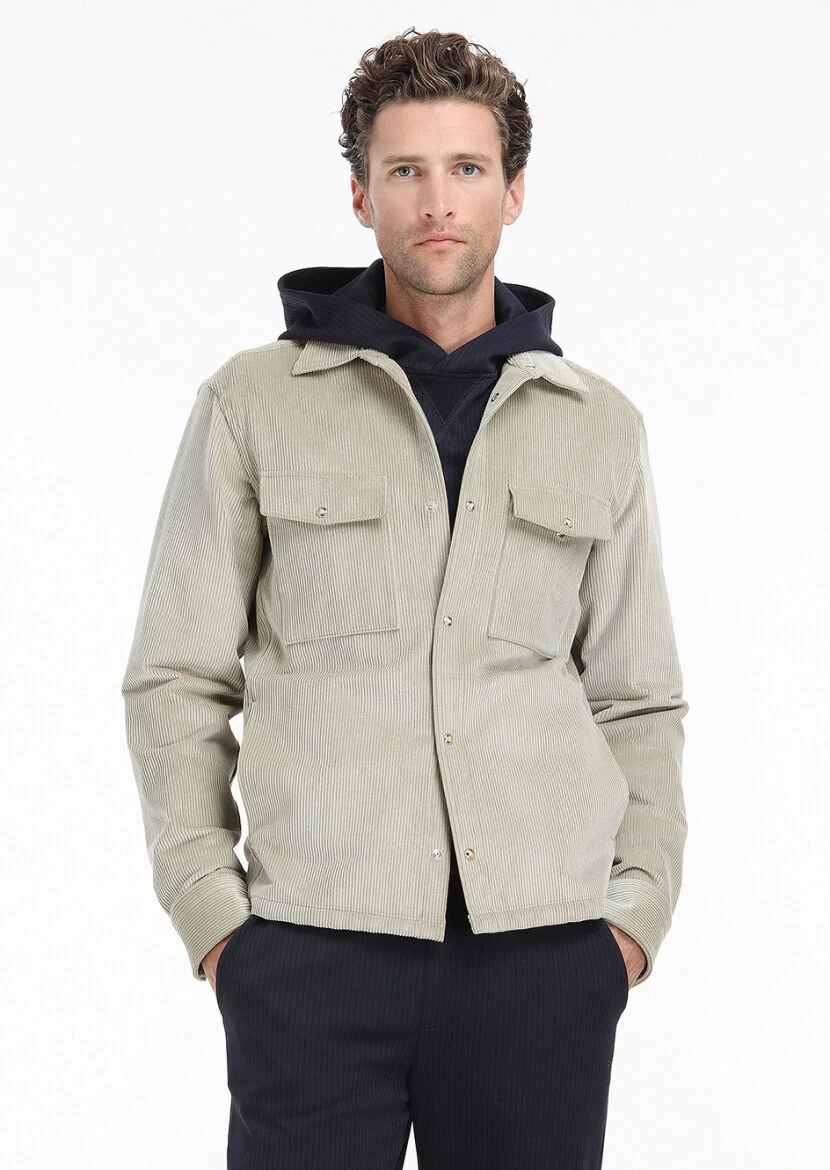 Beige Overshirt - 2