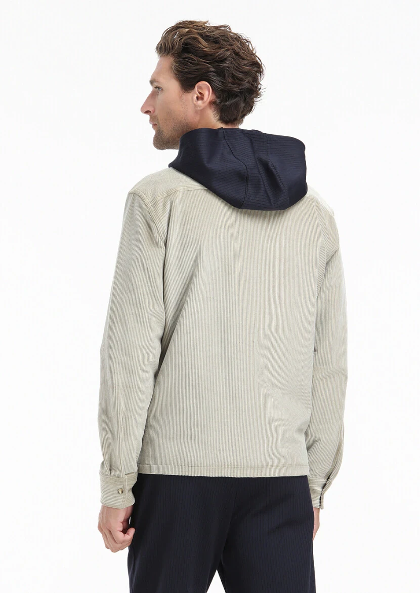 Beige Overshirt - 5