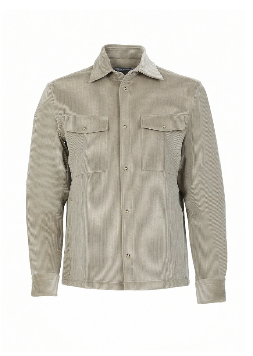 Beige Overshirt - 6