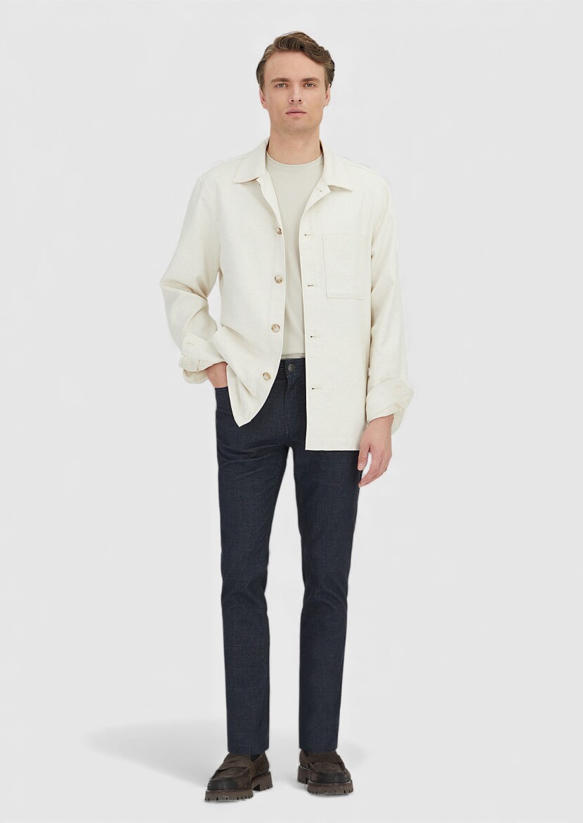 Beige Overshirt - RAMSEY
