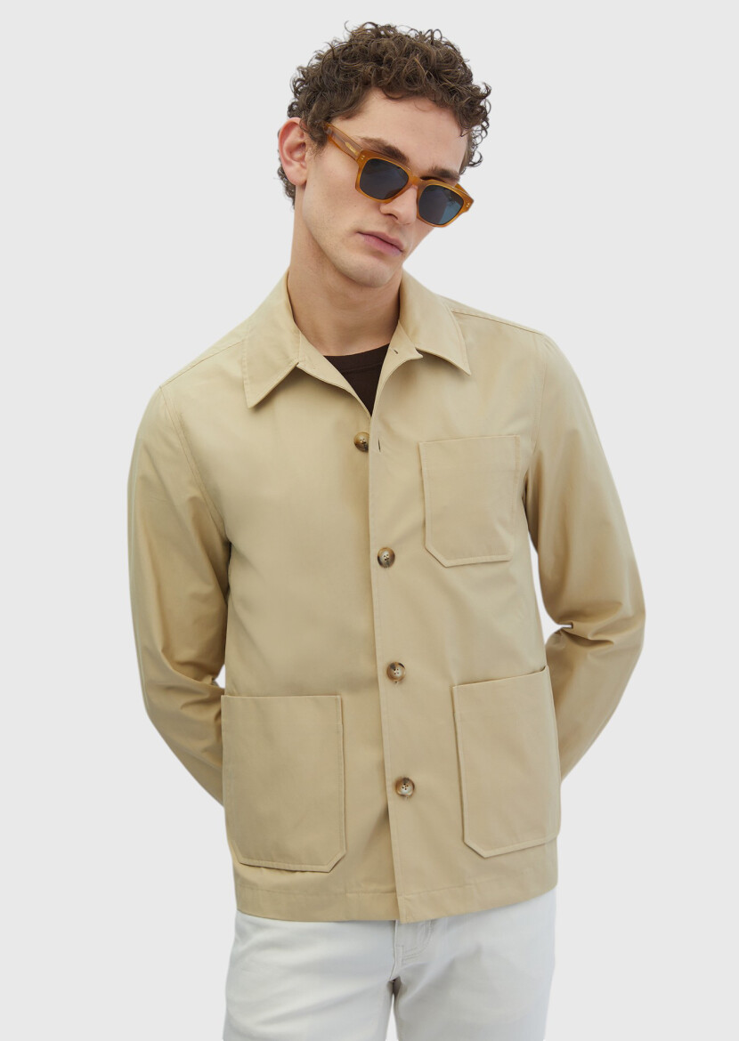 Beige Overshirt - 3