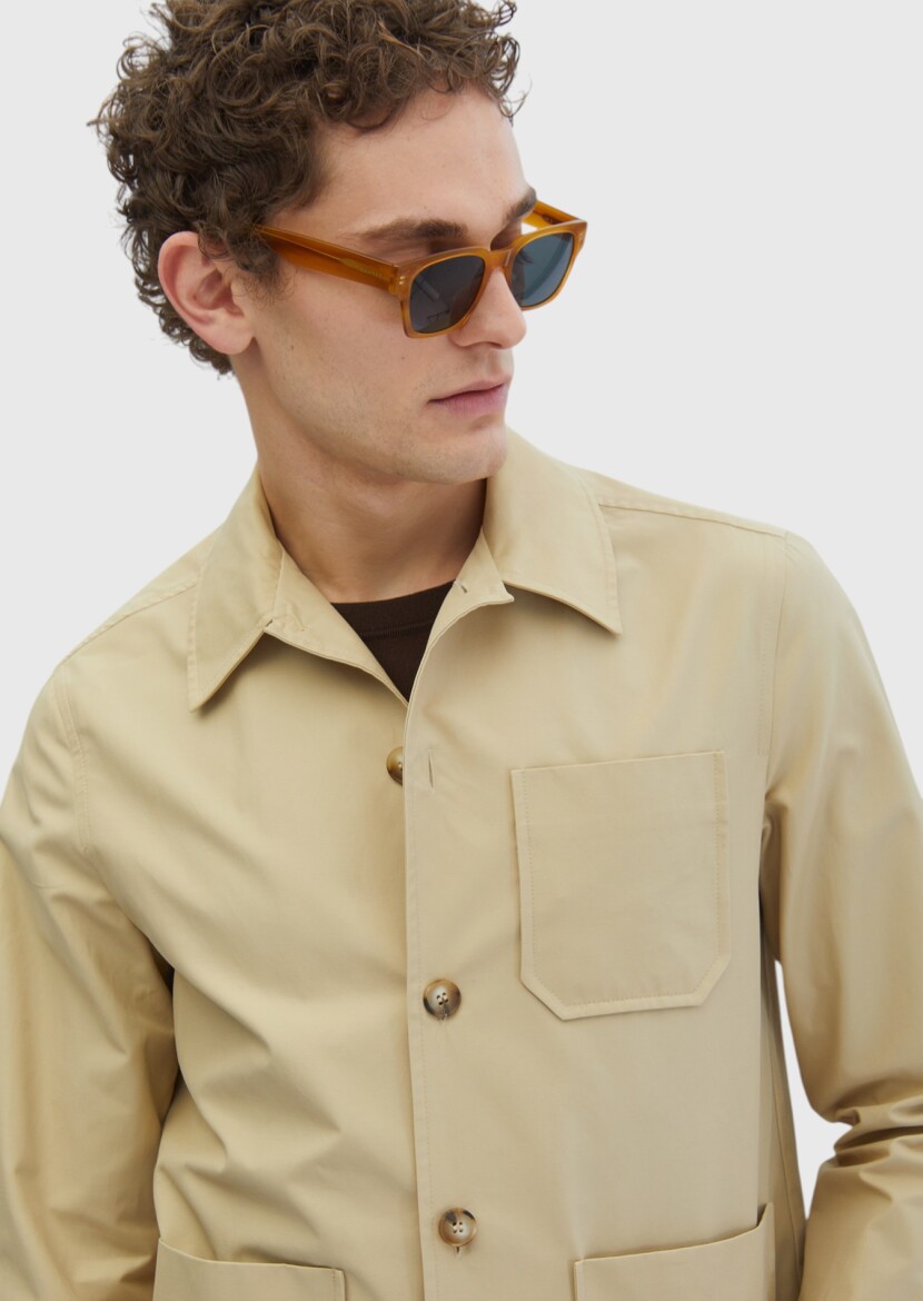 Beige Overshirt - 4