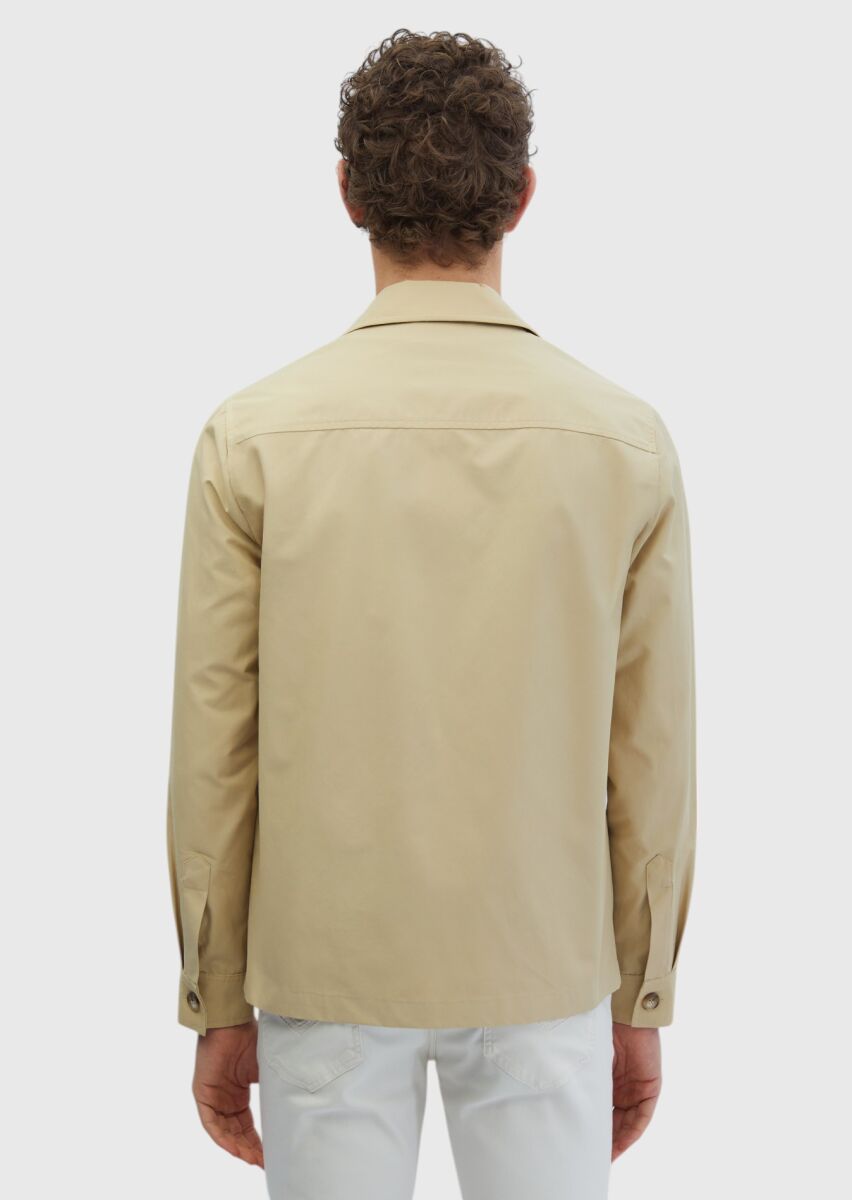 Beige Overshirt - 5