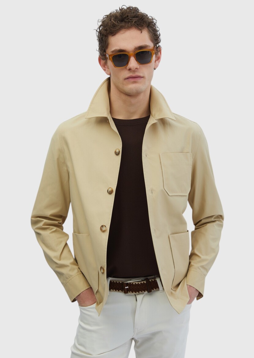 Beige Overshirt - RAMSEY
