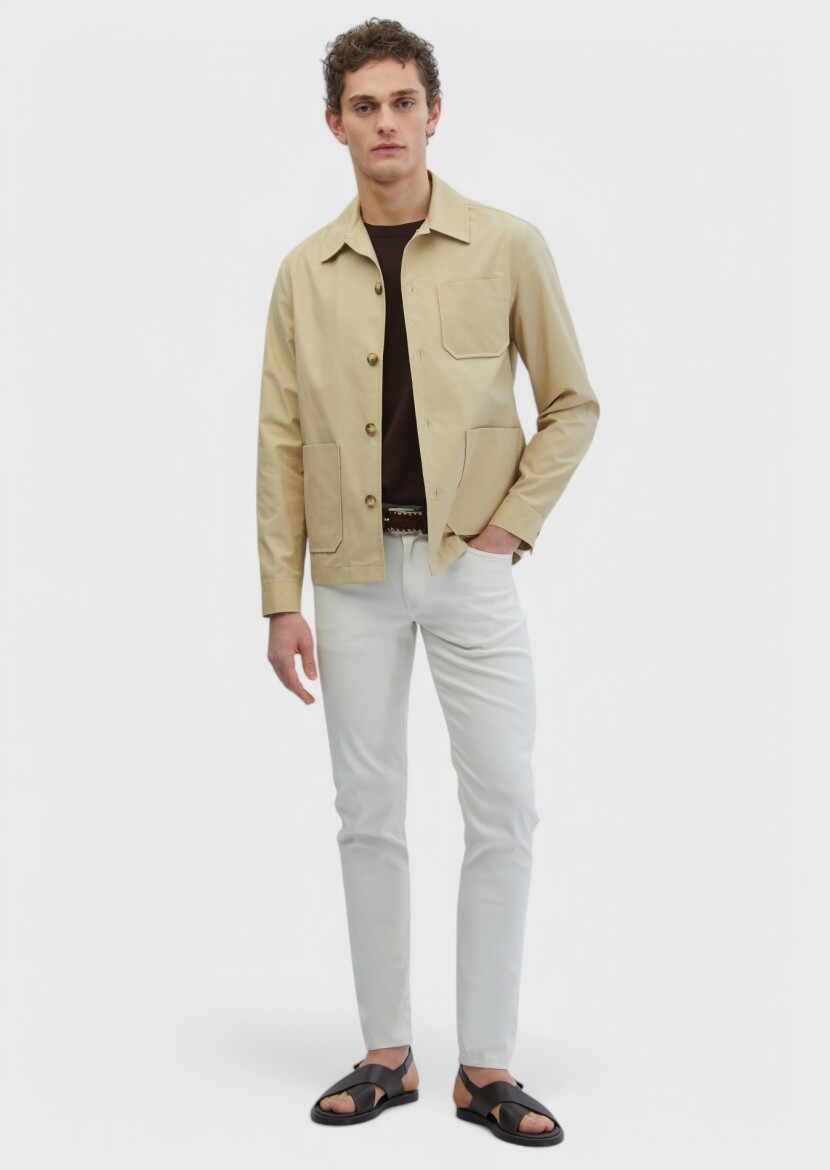 Beige Overshirt - RAMSEY