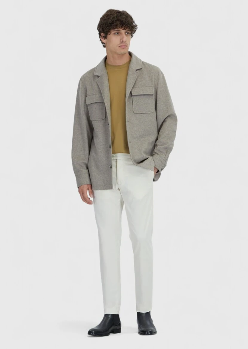 Beige Overshirt - 2