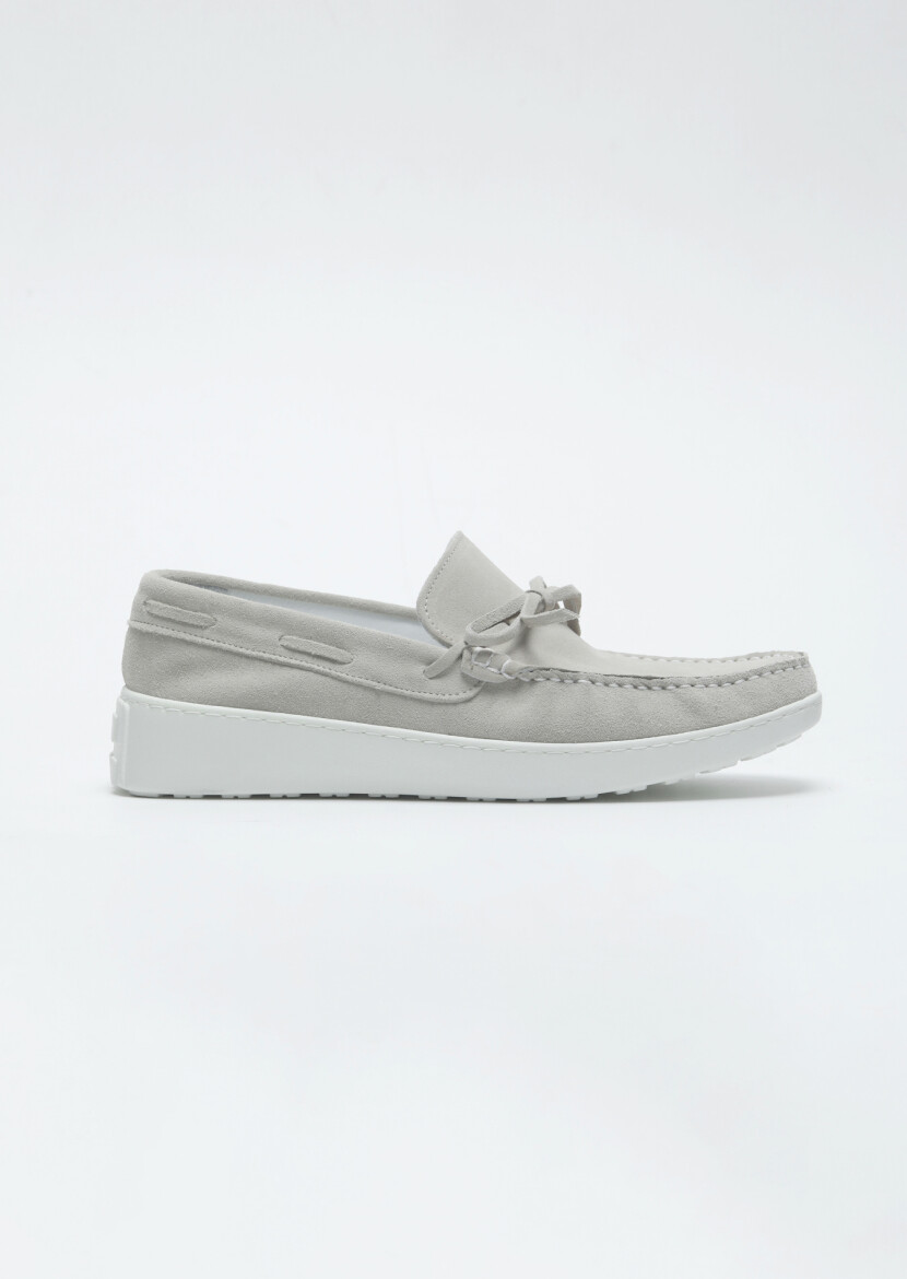 Beige Suede Casual Loafer 