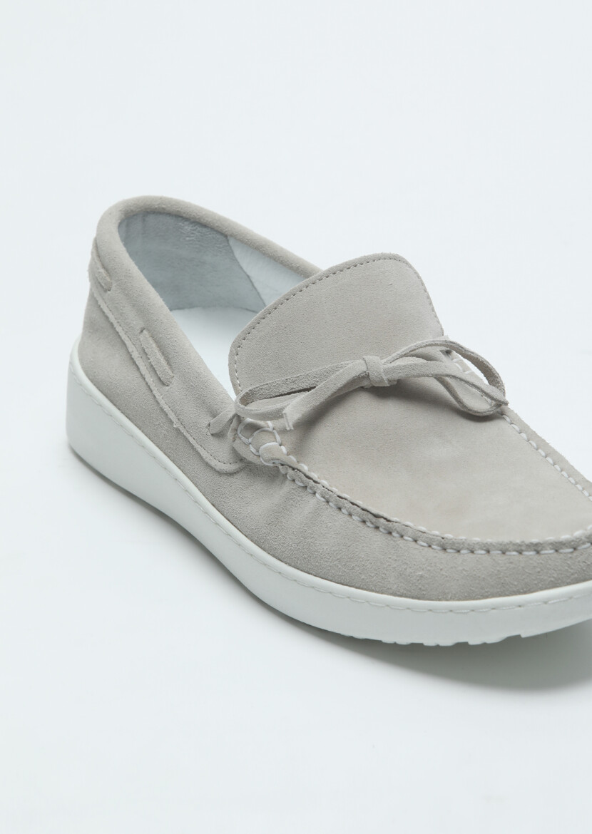Beige Suede Casual Loafer 