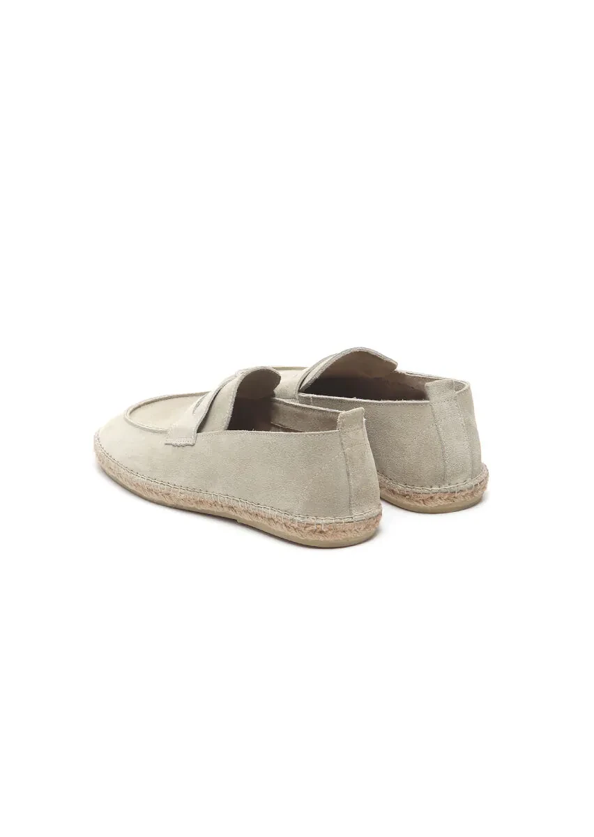 Beige Suede Casual Loafer - 4