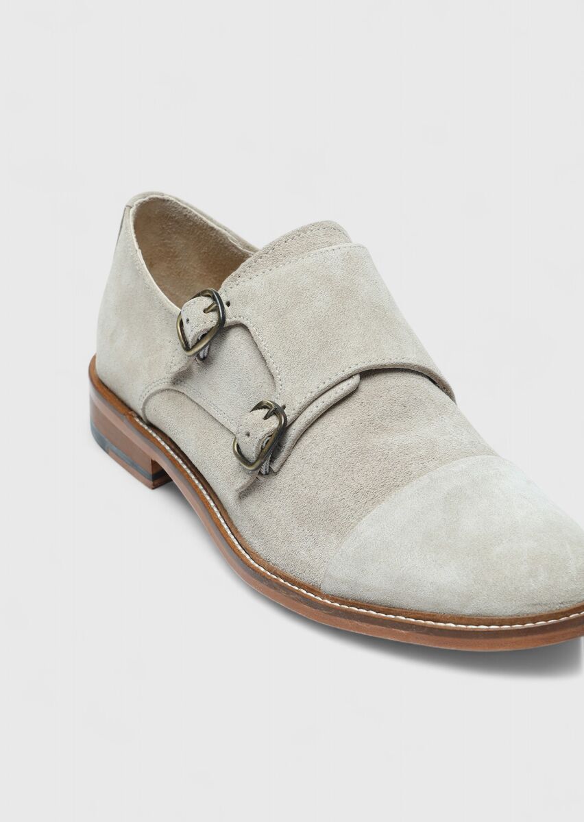 Beige Suede Classical Loafer - 2