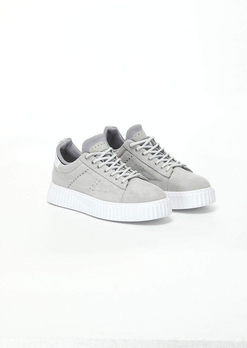Beige Suede Sneaker - 2