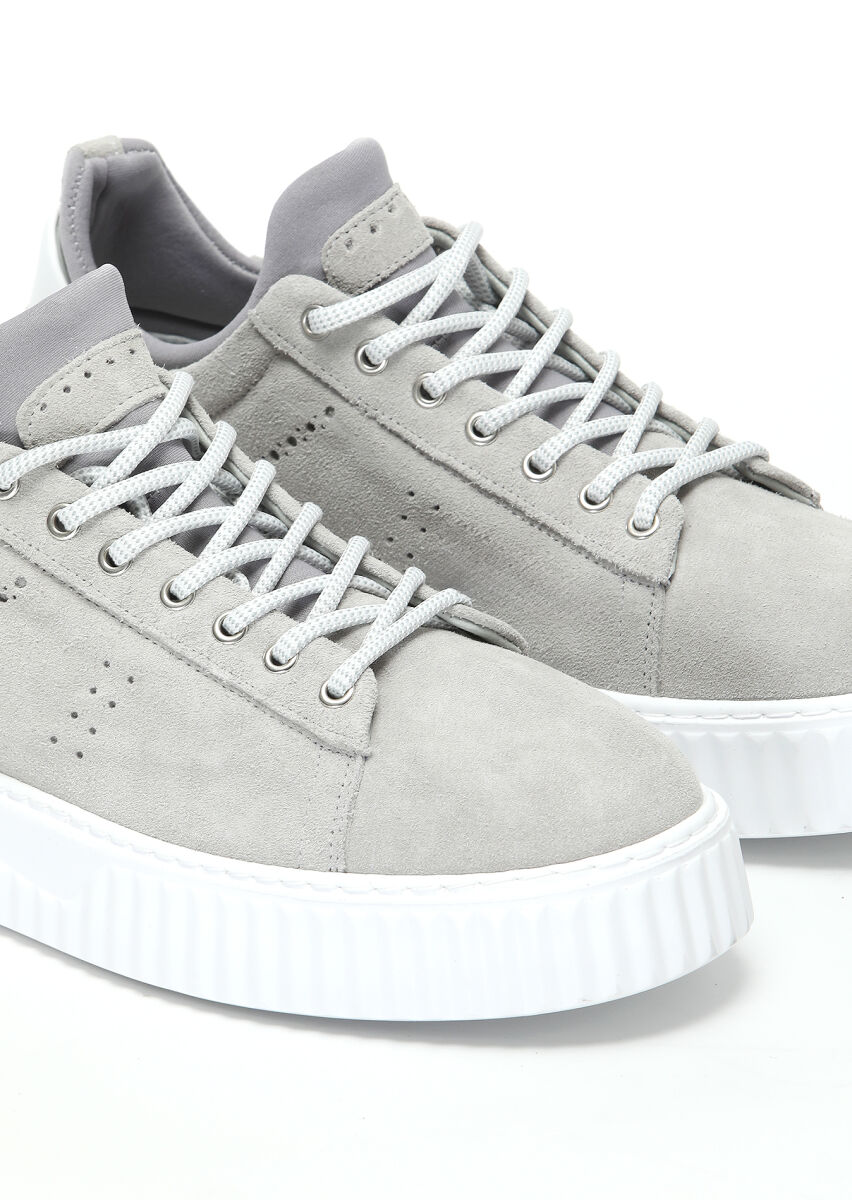 Beige Suede Sneaker - 3