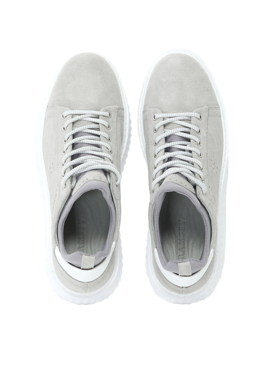 Beige Suede Sneaker - 6