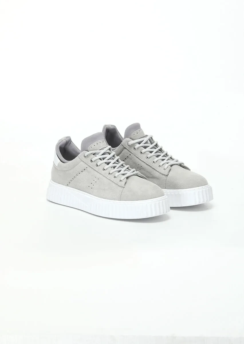 Beige Suede Sneaker - 2