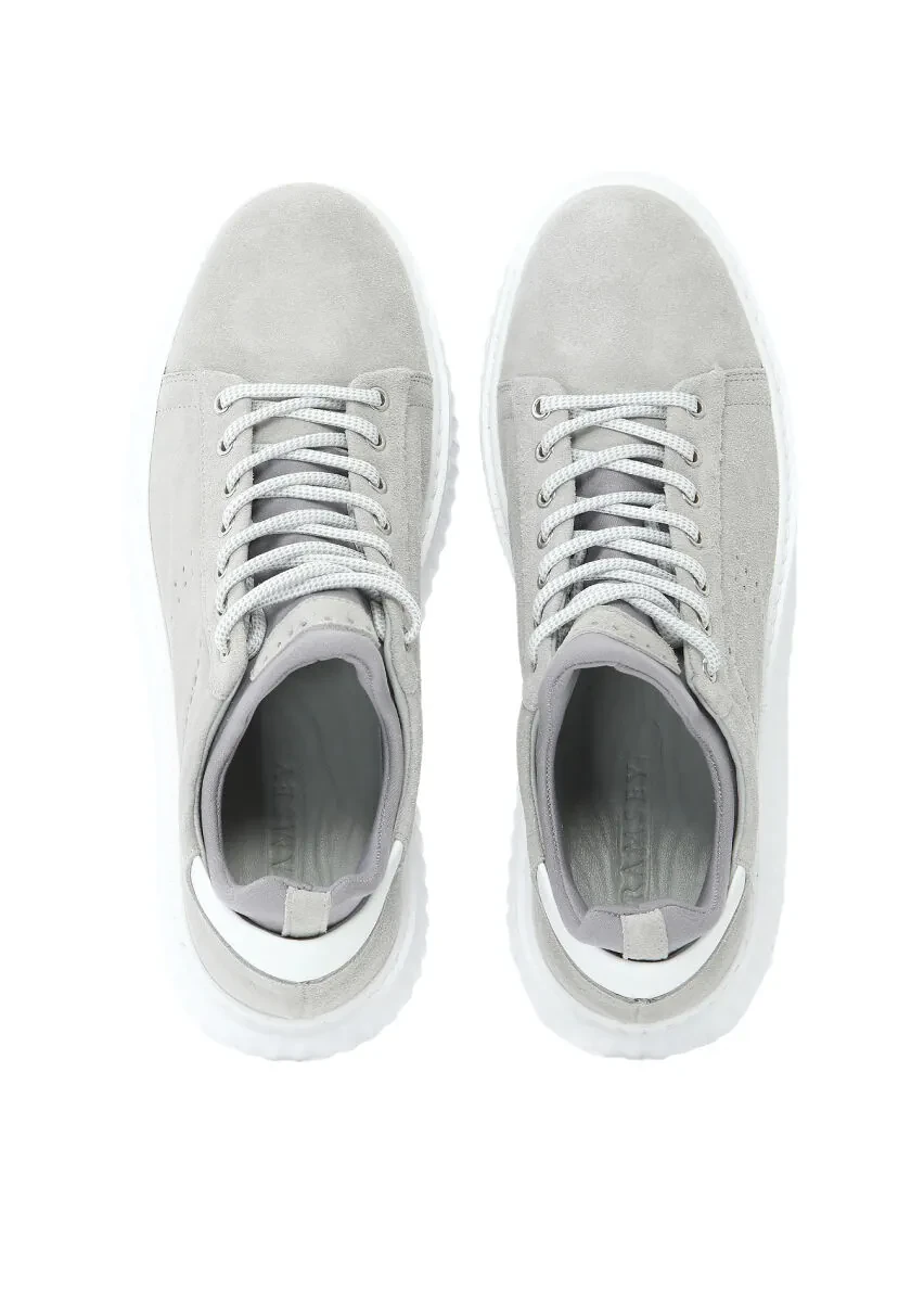 Beige Suede Sneaker - 6