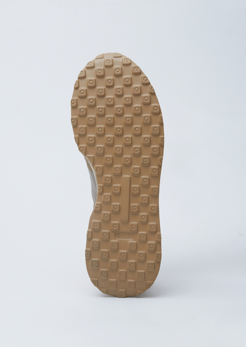 Beige Suede Sneaker - 4